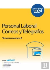 Personal Laboral Correos Y Telegrafos Temario Volumen 3