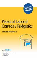 Personal Laboral Correos Y Telegrafos Temario Volumen 4