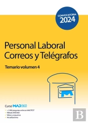 Personal Laboral Correos Y Telegrafos Temario Volumen 4