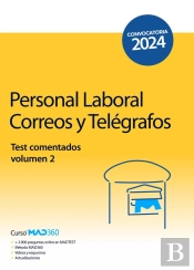 Personal Laboral Correos Y Telegrafos Test Comentados Vo