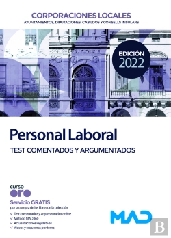 Bertrand.pt - Personal Laboral De Corporaciones Locales. Test Comentados Y Argumentados