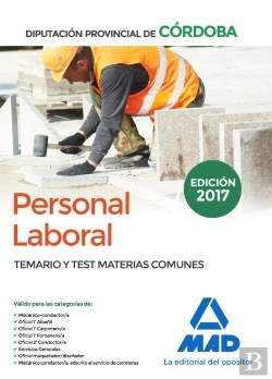 Bertrand.pt - Personal Laboral De La Diputación Provincial De Córdoba. Temario Y Test Materias Comunes