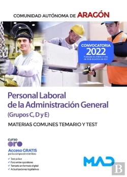 Bertrand.pt - Personal Laboral Grupos C D Y E Administracion Aragon Temari