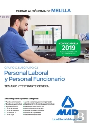 Personal Laboral Y Personal Funcionario De La Ciudad Autónoma De Melilla (Grupo C, Subgrupo C2). Tem