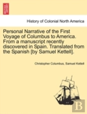 Personal Narrative Of The First Voyage O
