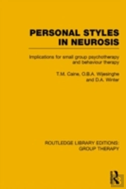 Bertrand.pt - Personal Styles In Neurosis (Rle: Group Therapy)