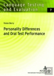Personality Differences And Oral Test Performance