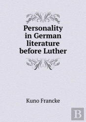 Personality In German Literature Before Luther