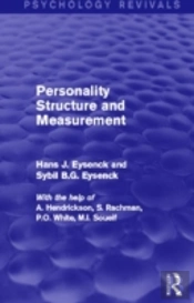 Personality Structure And Measurement (Psychology Revivals)