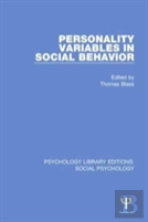 Personality Variables In Social Behavior
