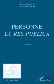 Personne Et Res Publica T.1
