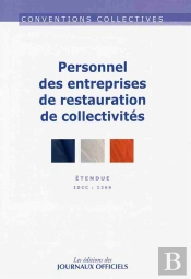 Personnel D'Entreprises De Restauration De Collectivités ; Idcc 1266 (15e Édition)