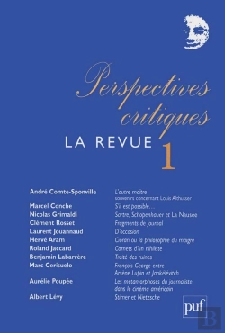 Bertrand.pt - Perspectives Critiques : La Revue 1