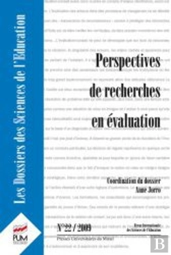 Bertrand.pt - ; Perspectives De Recherches En Évaluation (Édition 2009)