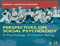 Perspectives On Social Psychology