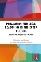 Persuasion And Legal Reasoning In The Ecthr Rulings