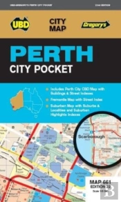 Perth City Pocket Map 661 22nd Ed