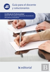 Pescaderia Y Elaboracion De Productos De La Pesca Y Acuicultura. Inaj0109 - Guia Para El Docente Y Soluci