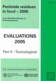 Pesticide Residues In Food - 2005