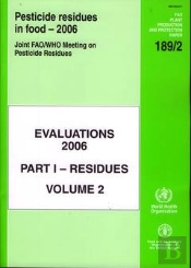 Pesticide Residues In Food 2006