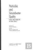 Pesticides And Groundwater Quality