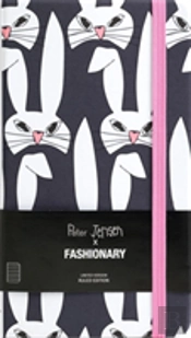 Peter Jensen X Fashionary Rabbit Mask Ruled Notebook A6