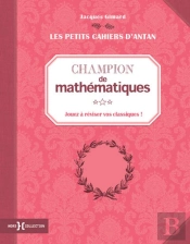 Petit Cahier 'Champion De Mathematiques'