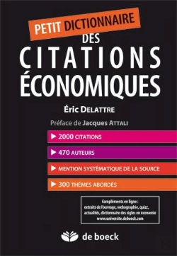 Bertrand.pt - Petit Dictionnaire Des Grandes Citations Économiques