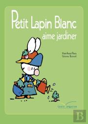 Petit Lapin Blanc Aime Jardiner