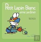 Petit Lapin Blanc Aime Jardiner