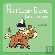 Petit Lapin Blanc Fait Du Poney