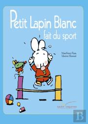 Petit Lapin Blanc Fait Du Sport