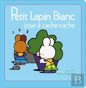 Petit Lapin Blanc Joue À Cache-Cache