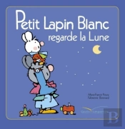 Petit Lapin Blanc Regarde La Lune