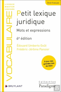 Bertrand.pt - Petit Lexique Juridique : Mots Et Expressions (6e Édition)