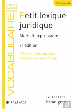 Bertrand.pt - Petit Lexique Juridique : Mots Et Expressions (7e Édition)