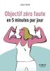 Petit Livre Objectif Zero Faute En 5 Minutes Par Jour