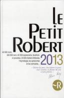 Petit Robert Lf 2013 Grand format