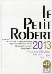 Petit Robert Lf 2013 Grand format