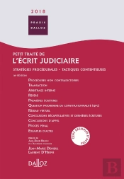 Petit Traité De L'Écrit Judiciaire (Édition 2018)