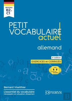 Bertrand.pt - Petit Vocabulaire Actuel : Allemand (4e Édition)