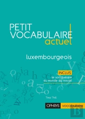 Petit Vocabulaire Actuel Luxembourgeois