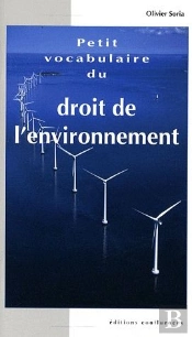 Petit Vocabulaire Du Droit De L'Environnement