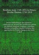 Petite Bibliotheque Des Theatres