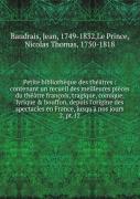 Petite Bibliotheque Des Theatres Tome 12