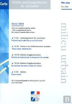 Bertrand.pt - Petits Amenagements De Securite Milieu Urbain ; Serie 2003 ; Lot De 5 Fiches Ref Fs Mu1 03