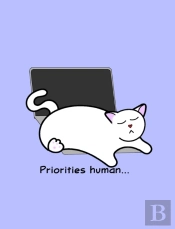 Pets First - Blank Lined Notebook For Cat Lovers