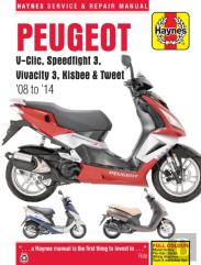 Peugeot V-Clic, Speedfight 3, Vivacity 3, Kisbee & Tweet (08 To 14)