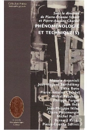 Phénoménologie Et Technique(S)