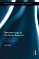 Phenomenology As Qualitative Research